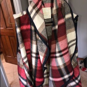 blanket scarf vests!